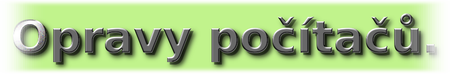 Problém na počítači? .... Opravím.
